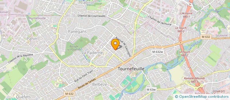 localisation de l'entreprise MADAME SANAA HADDOU  TOURNEFEUILLE