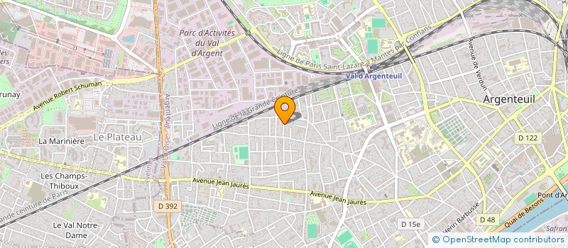 localisation de l'entreprise MADAME SANAA KASDAOUI à ARGENTEUIL