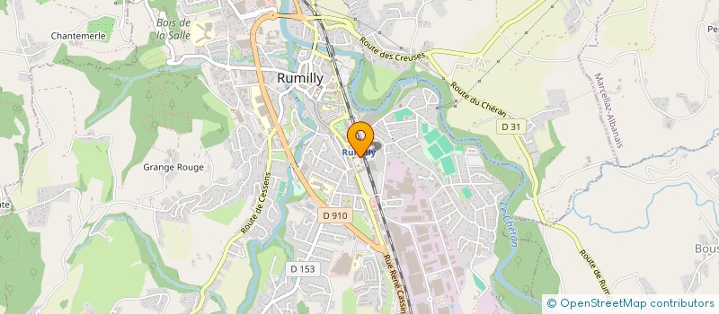 localisation de l'entreprise MADAME SANAA MKAYESSE  RUMILLY