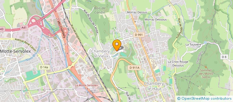 localisation de l'entreprise MADAME SANAA NOURELYAKINE  CHAMBERY