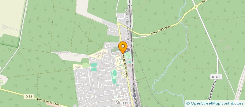 localisation de l'entreprise MADAME SANAA OUAHBI  MORCENX-LA-NOUVELLE