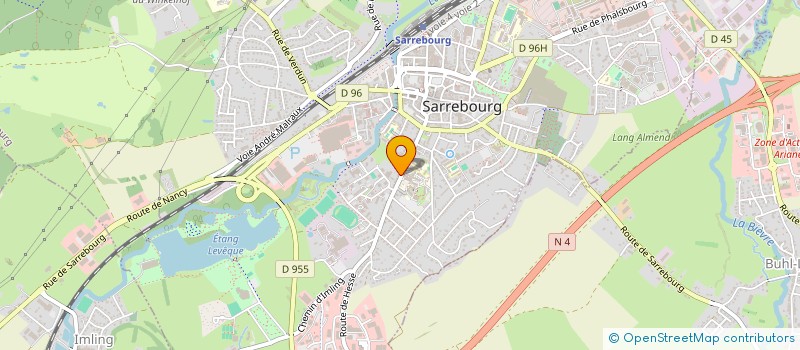 localisation de l'entreprise MADAME SANAA OUARDI à SARREBOURG