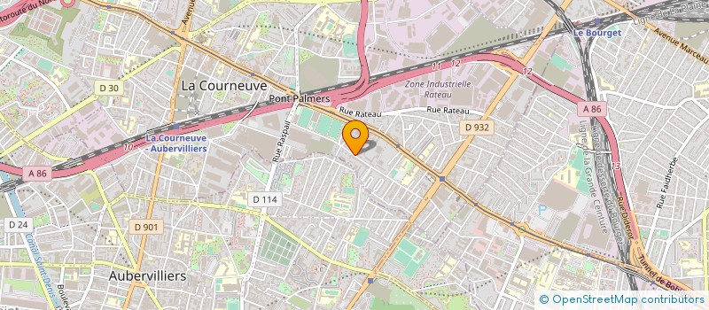 localisation de l'entreprise MADAME SANAA RADOUANE à LA COURNEUVE