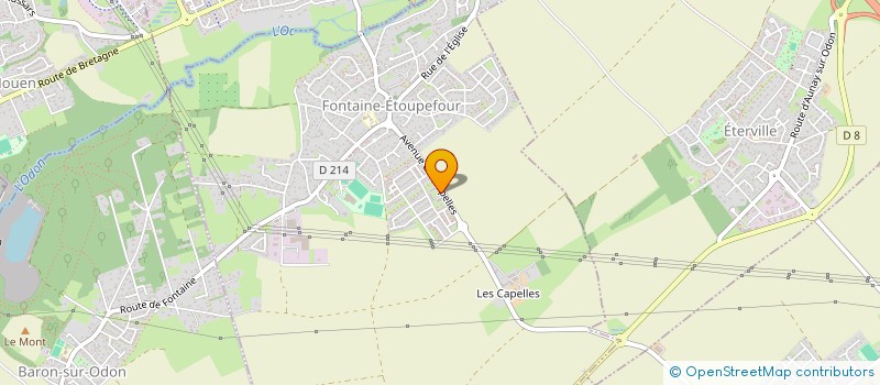 localisation de l'entreprise MADAME SANAA YOUNEF  FONTAINE-ETOUPEFOUR