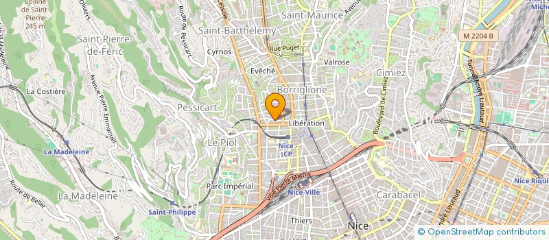 localisation de l'entreprise MADAME SANAA ZEGHLOUL à NICE