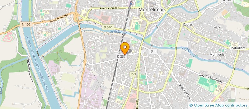 localisation de l'entreprise MADAME SANAE ACHARAR à MONTELIMAR