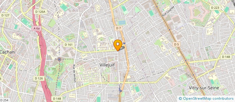 localisation de l'entreprise MADAME SANAE BELABBES à VILLEJUIF