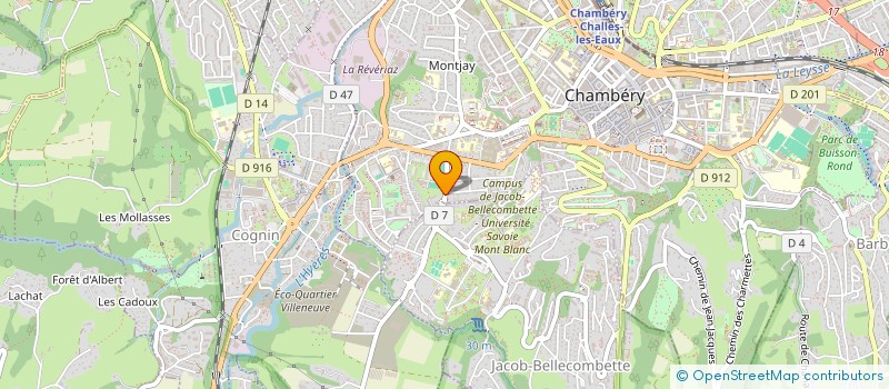 localisation de l'entreprise MADAME SANAE BERMANO  CHAMBERY