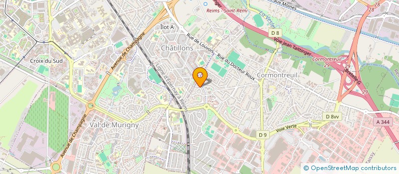 localisation de l'entreprise MADAME SANAE EL AABADI  CORMONTREUIL