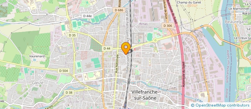 localisation de l'entreprise MADAME SANAE KARBAL  VILLEFRANCHE-SUR-SAONE