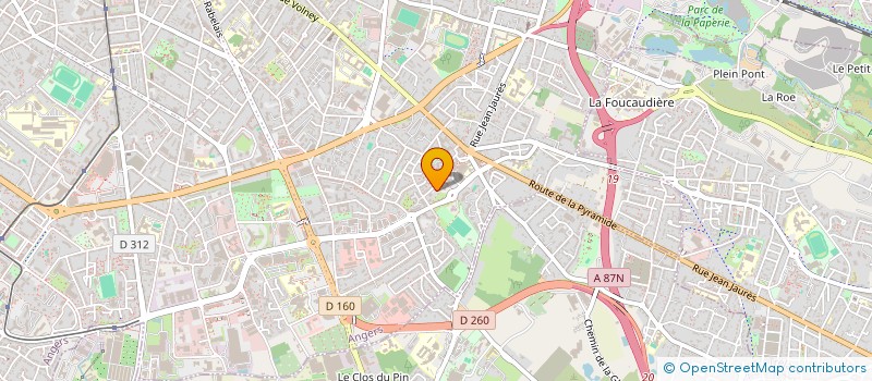 localisation de l'entreprise MADAME SANAE SOUBAI à ANGERS