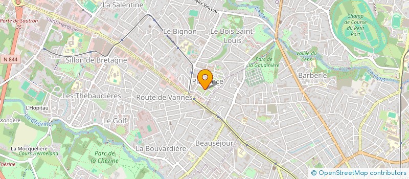 localisation de l'entreprise MADAME SANAH EL MESSAOUDI à ORVAULT