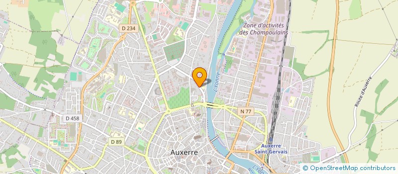 localisation de l'entreprise MADAME SANAH EZ-ZOUBI  AUXERRE