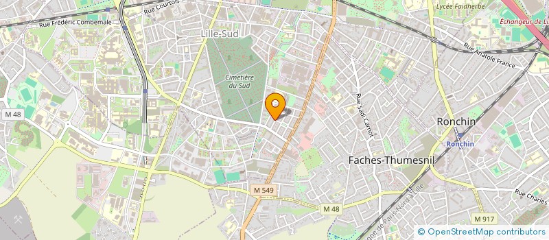 localisation de l'entreprise MADAME SANAH THERY à LILLE