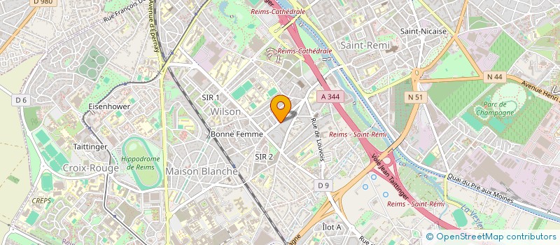 localisation de l'entreprise MADAME SANAM AKBARI  REIMS