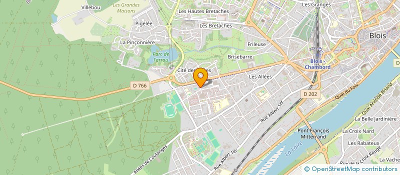 localisation de l'entreprise MADAME SANASSA COULIBALY HAIDARA  BLOIS