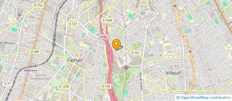 localisation de l'entreprise MADAME SANASSA KABA  VILLEJUIF