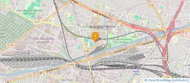 localisation de l'entreprise MADAME SANATA SORO  BOBIGNY