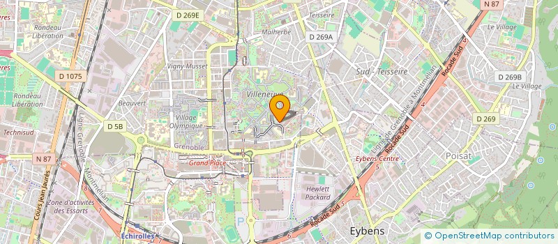 localisation de l'entreprise MADAME SANDA-ADINA PENZES  GRENOBLE