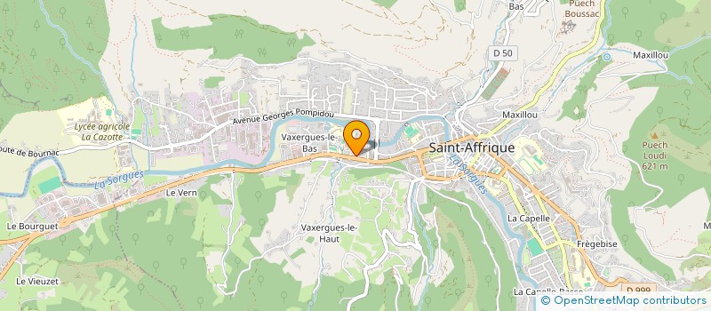 localisation de l'entreprise MADAME SANDA ELENA LAZAR  ST-AFFRIQUE