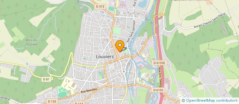 localisation de l'entreprise MADAME SANDA MEN MAKOTH à LOUVIERS