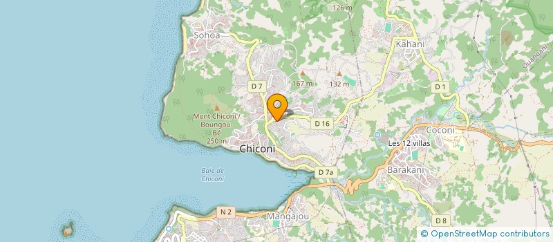localisation de l'entreprise MADAME SANDATI HALIDI à CHICONI