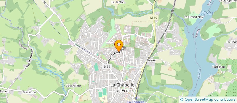 localisation de l'entreprise MADAME SANDIE BAUDRY à LA CHAPELLE-SUR-ERDRE