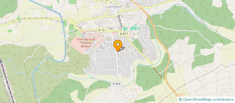 localisation de l'entreprise MADAME SANDIE BENAZET à LAMBESC