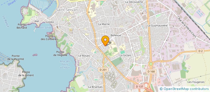 localisation de l'entreprise MADAME SANDIE CARRIER à SAINT-MALO