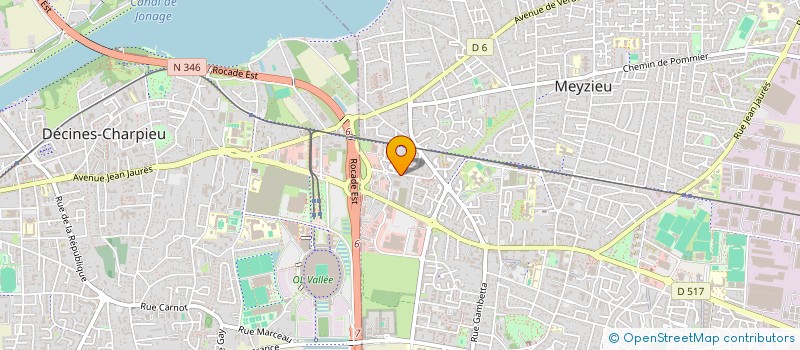 localisation de l'entreprise MADAME SANDIE CLAIR  MEYZIEU