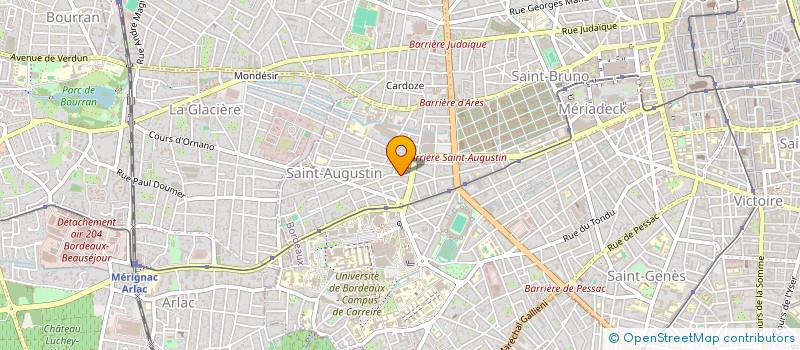 localisation de l'entreprise MADAME SANDIE COURREGES  BORDEAUX