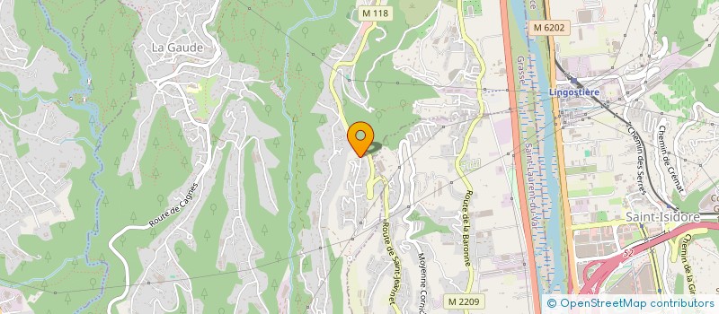 localisation de l'entreprise MADAME SANDIE CROCHON  LA GAUDE