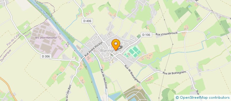 localisation de l'entreprise MADAME SANDIE DANEL  BLARINGHEM