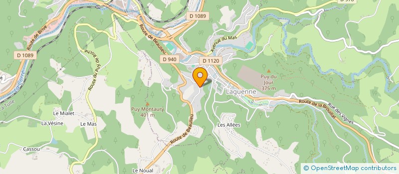 localisation de l'entreprise MADAME SANDIE DELRIEU  LAGUENNE-SUR-AVALOUZE