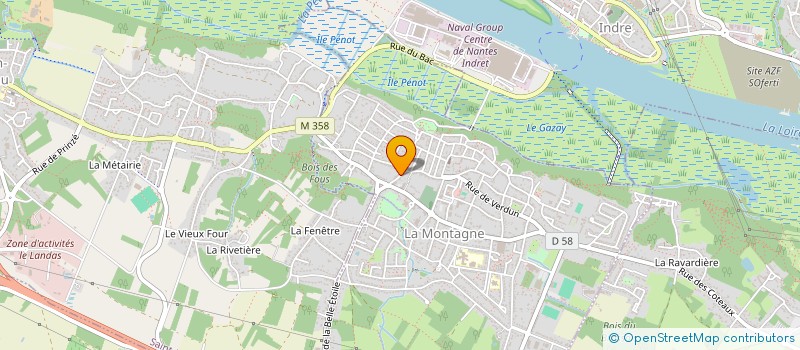 localisation de l'entreprise MADAME SANDIE DEMARCQ  LA MONTAGNE