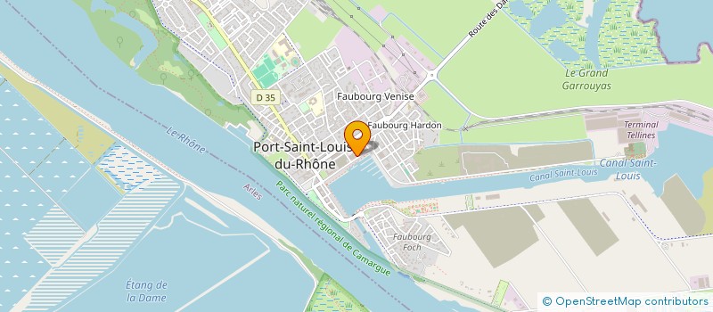 localisation de l'entreprise MADAME SANDIE DOVERI  PORT-SAINT-LOUIS-DU-RHONE