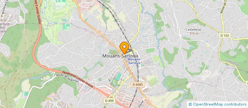 localisation de l'entreprise MADAME SANDIE ERCOLANI  MOUANS-SARTOUX