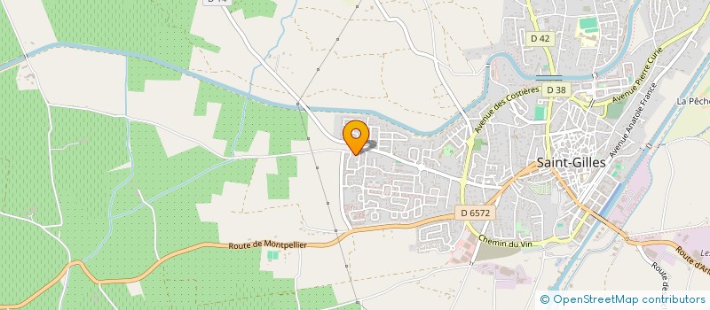 localisation de l'entreprise MADAME SANDIE FANTON  SAINT-GILLES