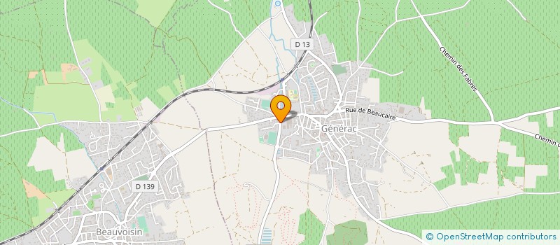 localisation de l'entreprise MADAME SANDIE KOCH  GENERAC