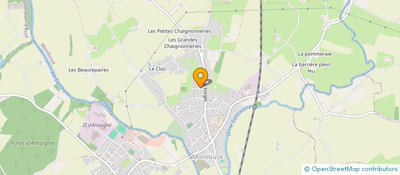 localisation de l'entreprise MADAME SANDIE LAGREE  MONTBIZOT