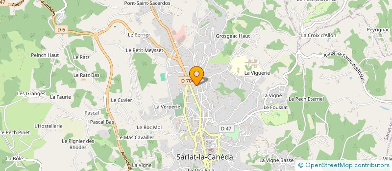 localisation de l'entreprise MADAME SANDIE LAVAL à SARLAT-LA-CANEDA