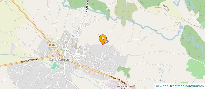 localisation de l'entreprise MADAME SANDIE LETOURNEUX  SAINT-CANNAT