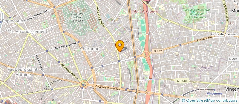 localisation de l'entreprise MADAME SANDIE LEVENT  PARIS