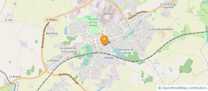 localisation de l'entreprise MADAME SANDIE LOISEAU à CERIZAY