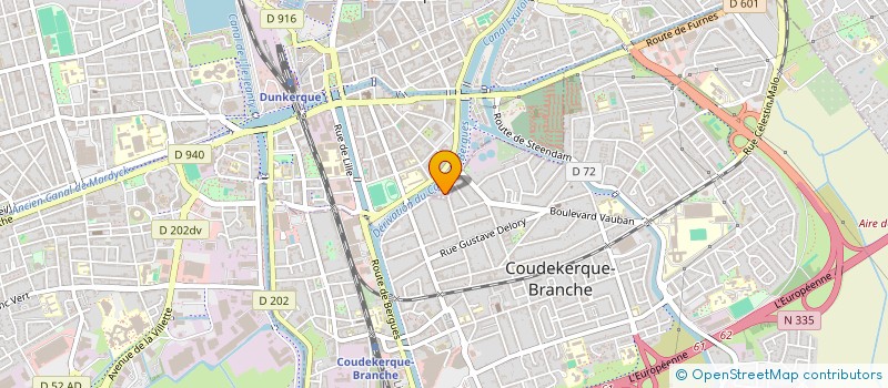 localisation de l'entreprise MADAME SANDIE MALBRANCQ à DUNKERQUE