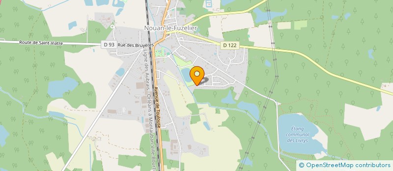 localisation de l'entreprise MADAME SANDIE MARNAT-DAMEZ  NOUAN-LE-FUZELIER