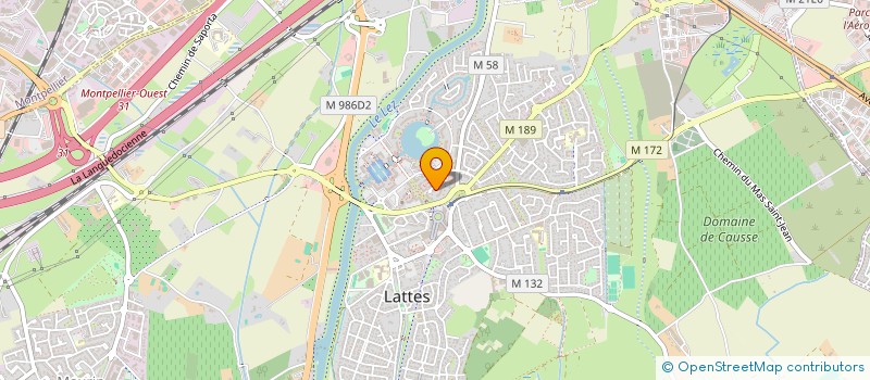 localisation de l'entreprise MADAME SANDIE MAURI à LATTES