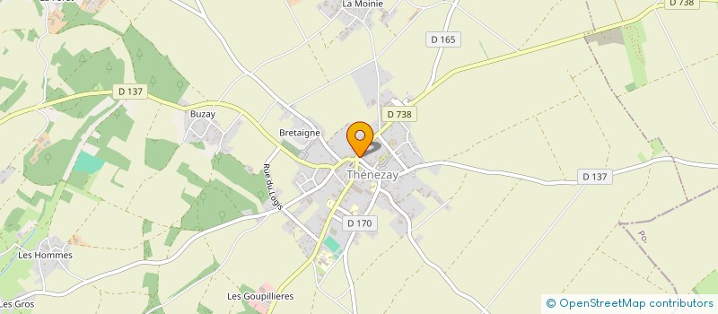 localisation de l'entreprise MADAME SANDIE MERVEILLIE  THENEZAY