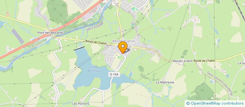 localisation de l'entreprise MADAME SANDIE MONNERET à SAINT-EUSEBE