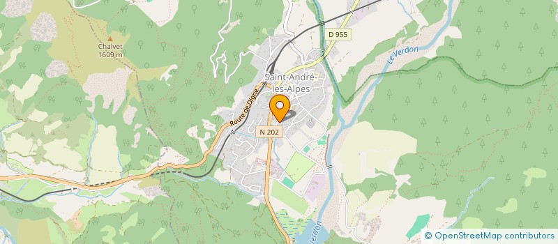 localisation de l'entreprise MADAME SANDIE RAOUST  SAINT-ANDRE-LES-ALPES